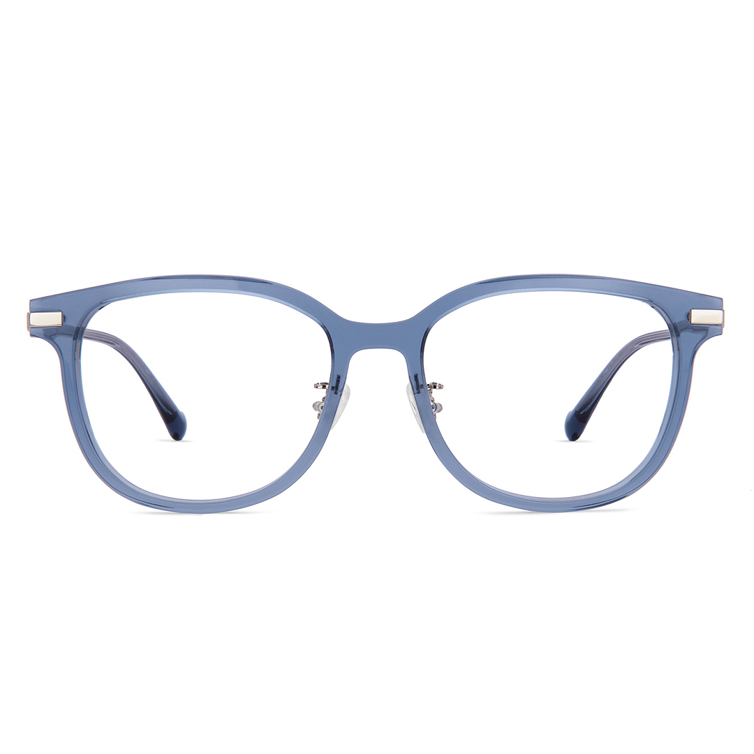 Lenskart Sky Blue Full Rim Square left side