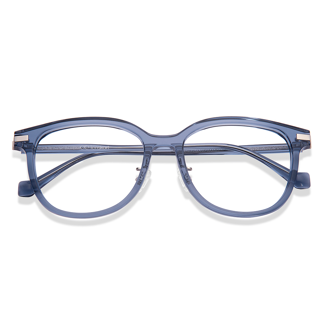 Lenskart Sky Blue Full Rim Square right side