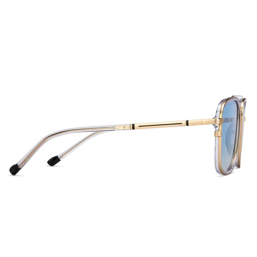 Lenskart Studio Online Crystal Full Rim Rectangle left side
