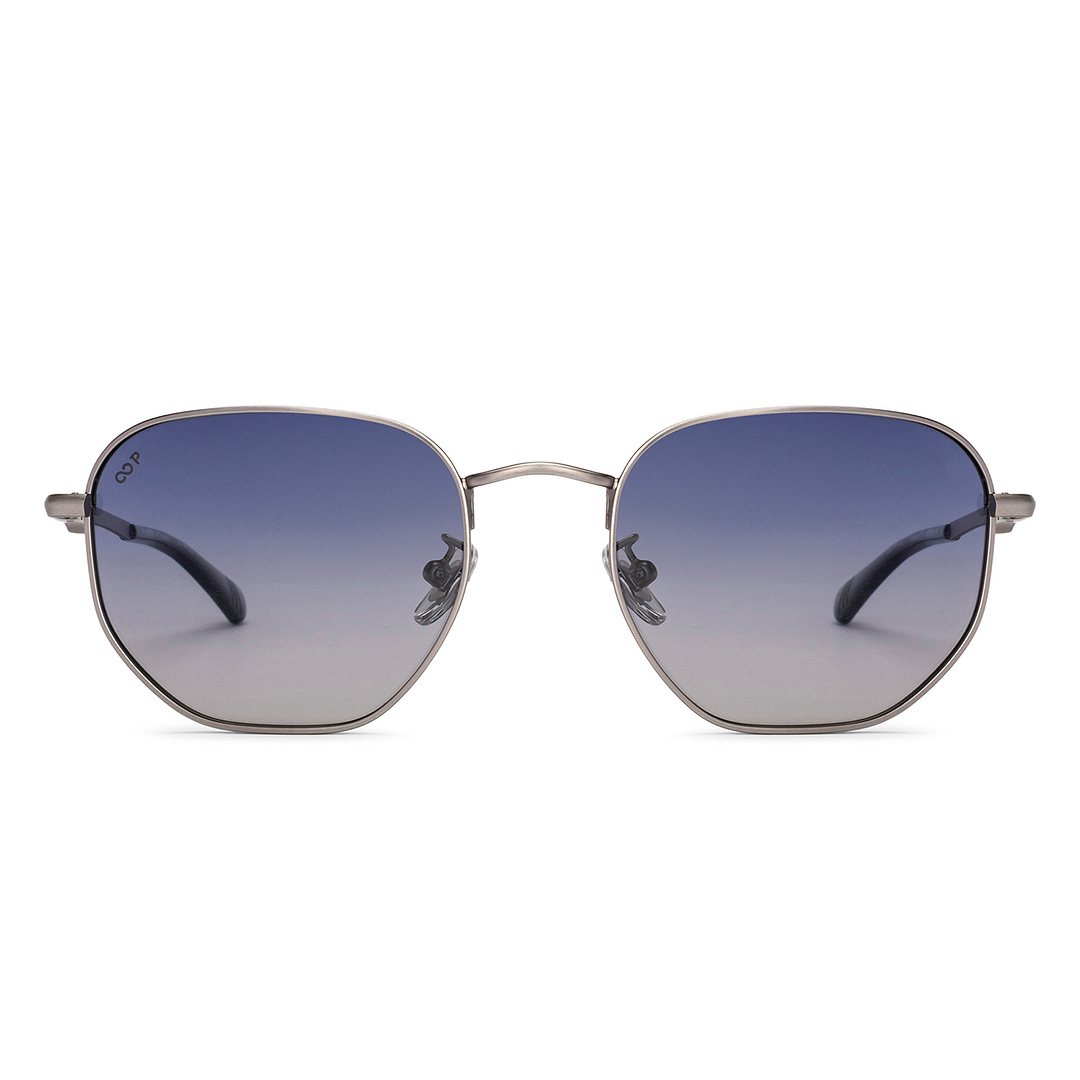 Lenskart STUDIO Gunmetal Full Rim Geometric right side