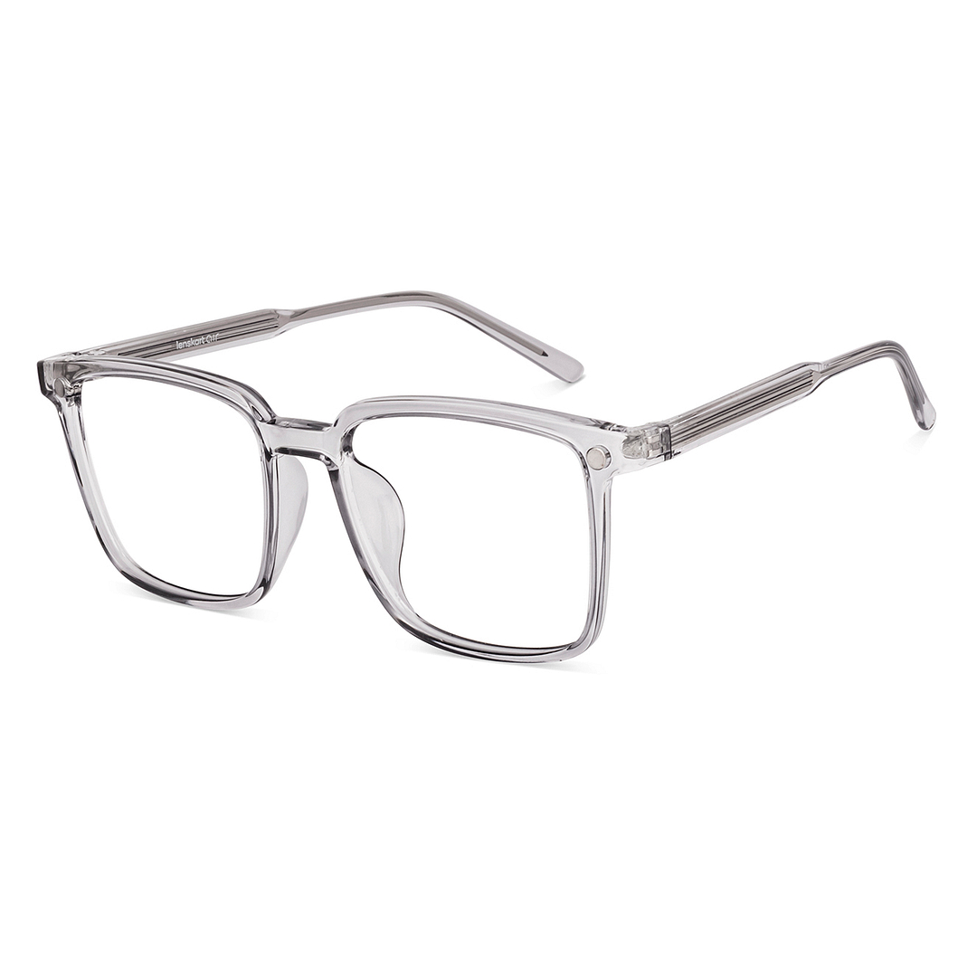 Lenskart Air Light Grey Full Rim Square right side