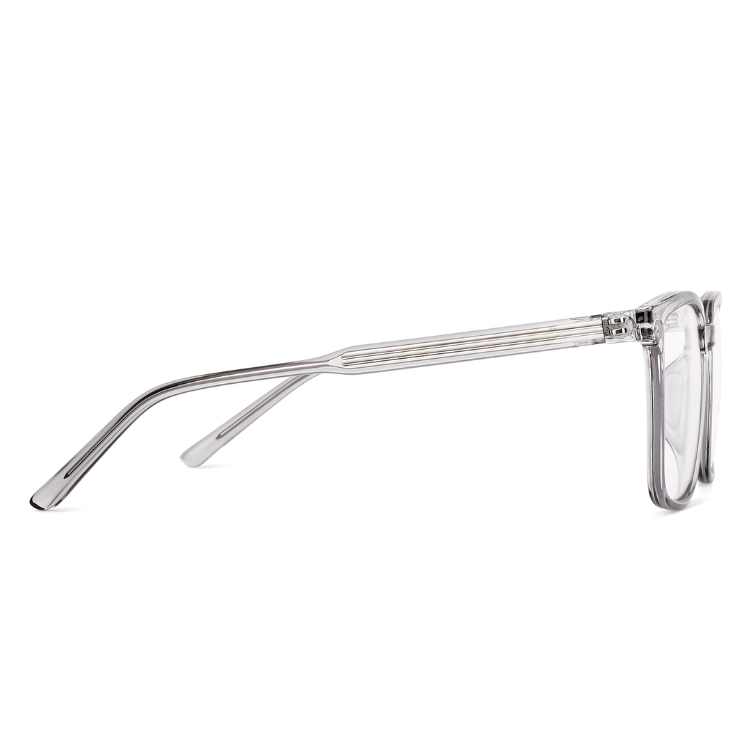 Lenskart Air Light Grey Full Rim Square left side