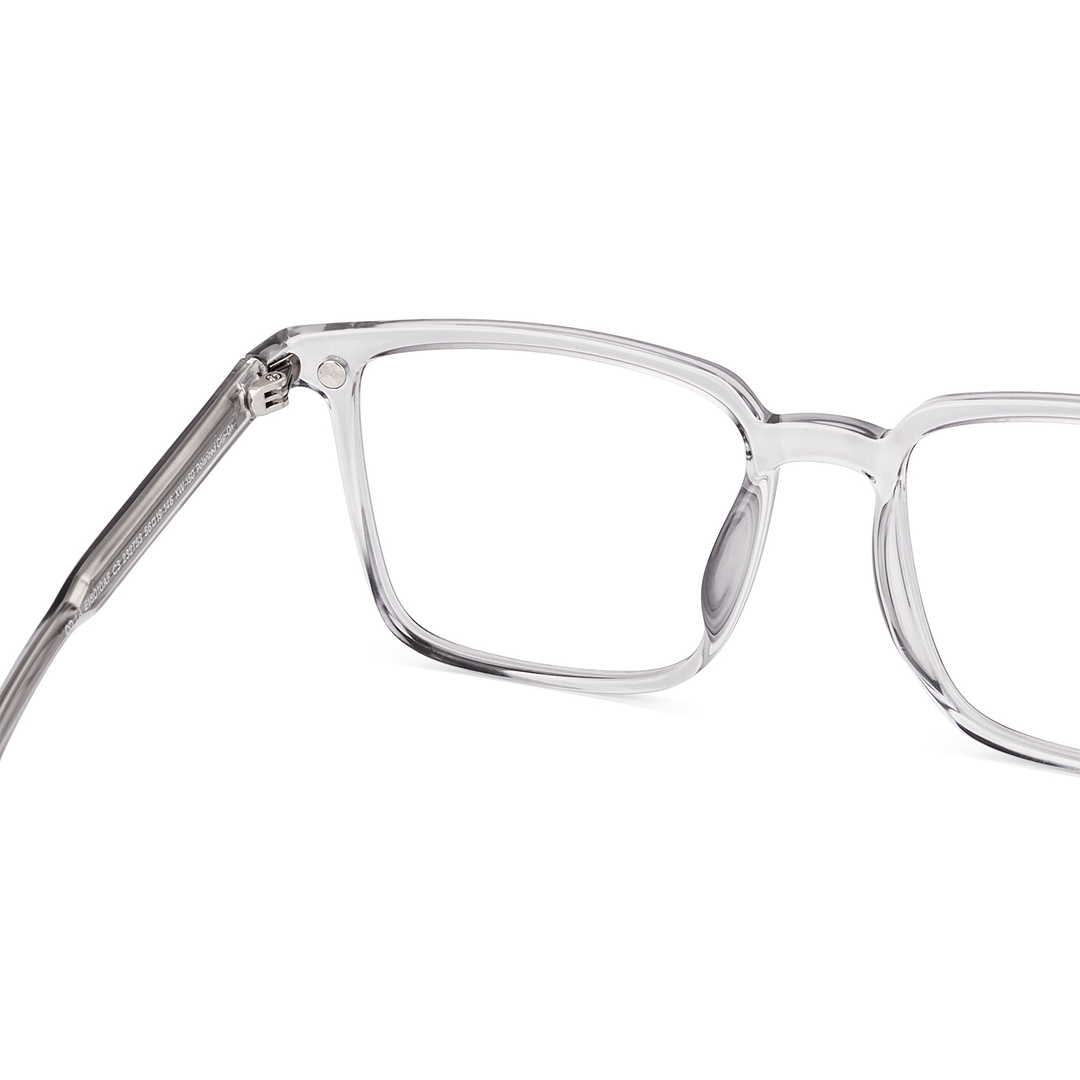 Lenskart Air Light Grey Full Rim Square right side
