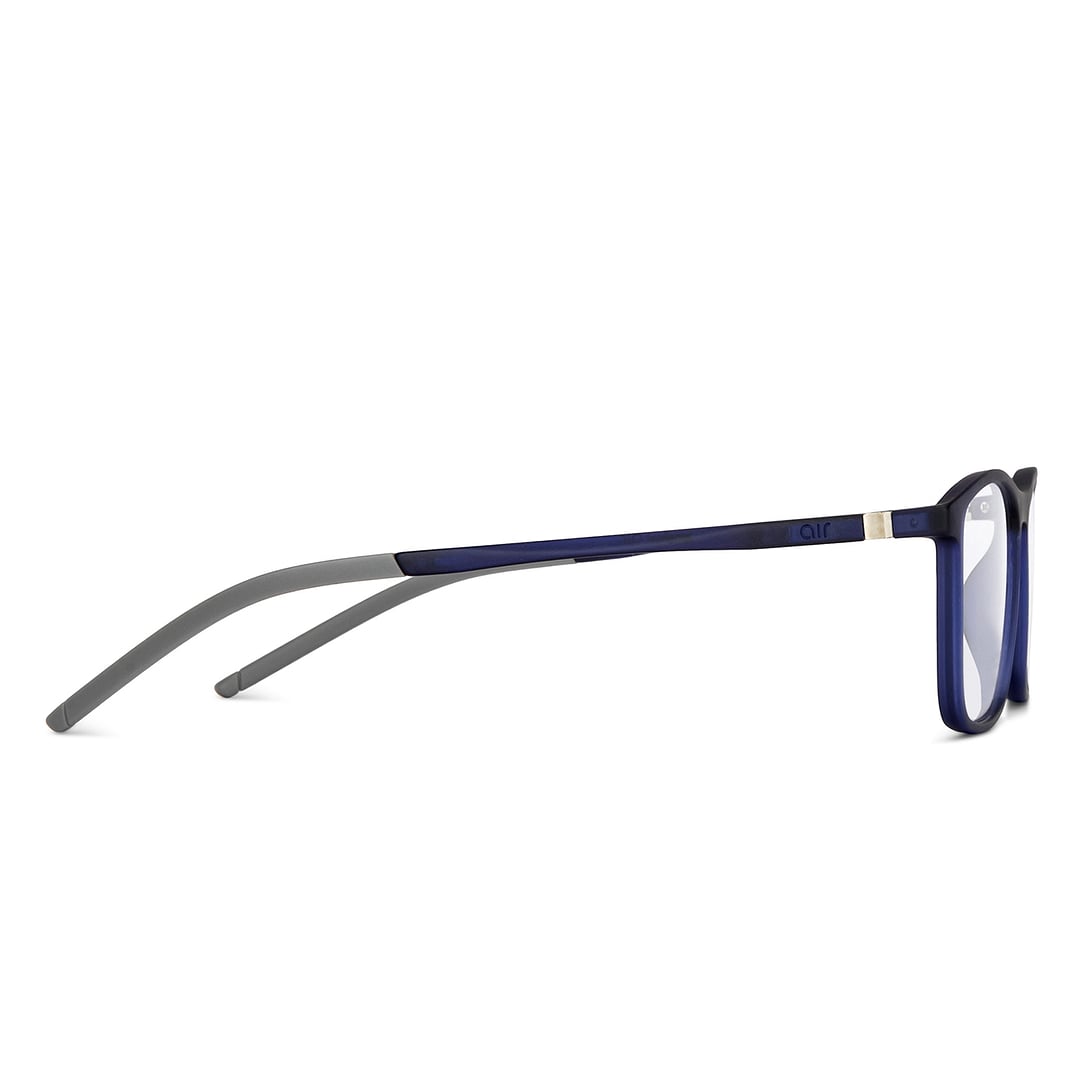 Lenskart Air Navy Blue Full Rim Rectangle left side