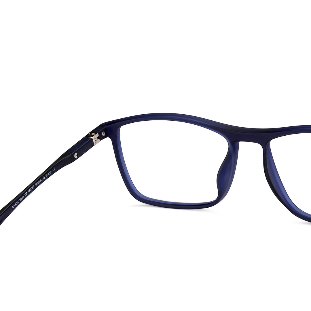 Lenskart Air Navy Blue Full Rim Rectangle right side