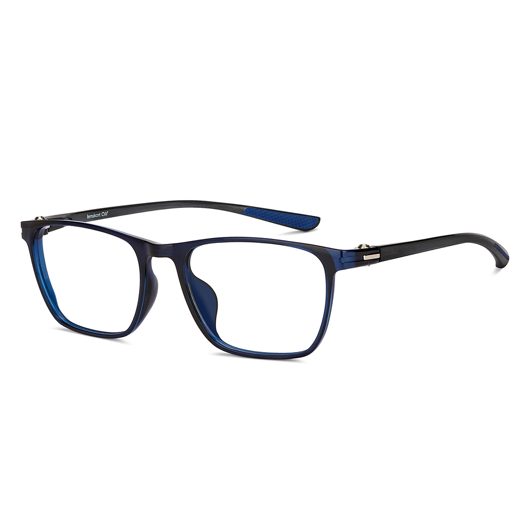 Lenskart Air Online Sky Blue Full Rim Square left side