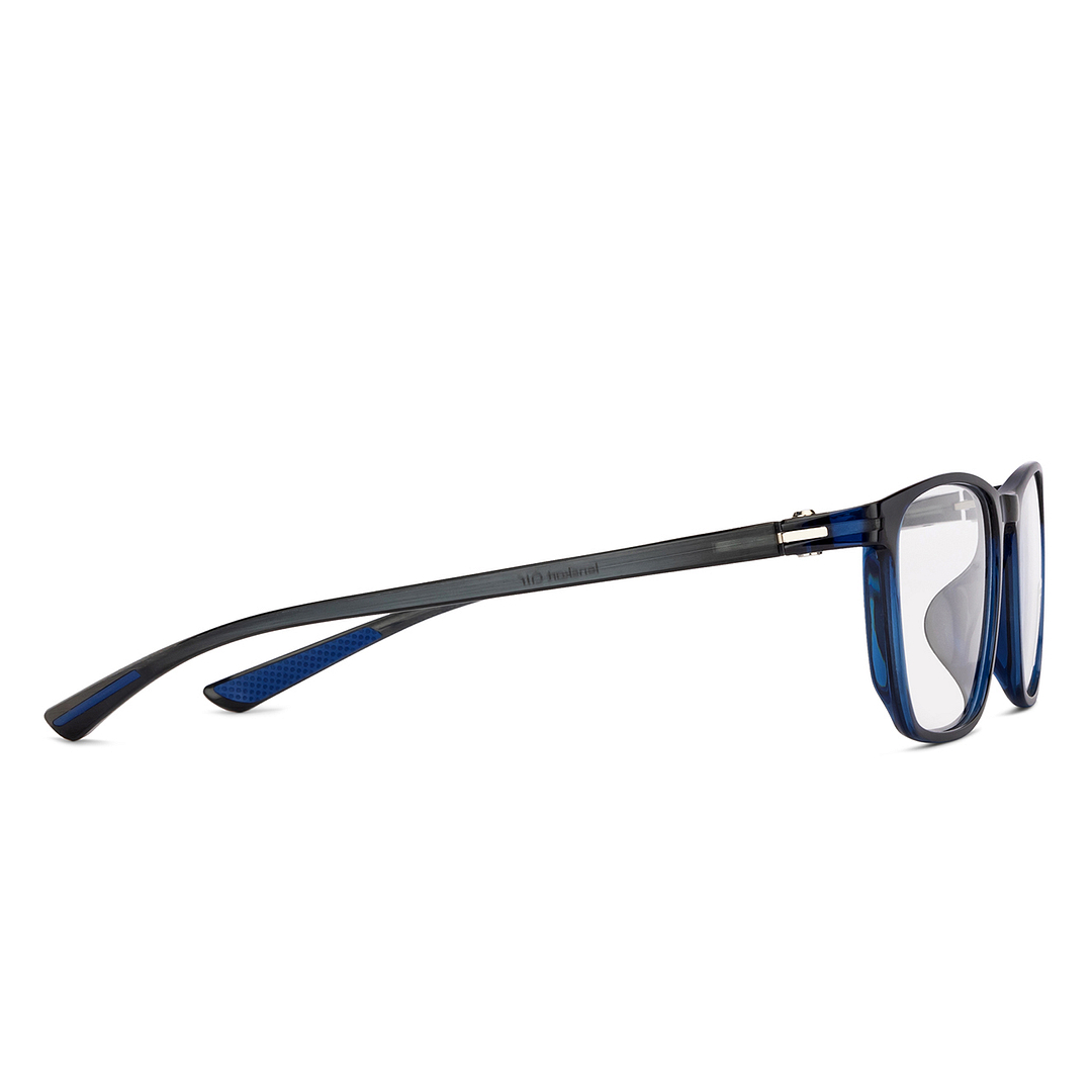 Lenskart Air Online Sky Blue Full Rim Square left side