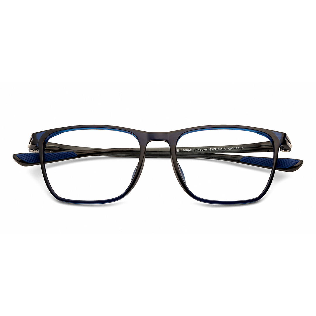 Lenskart Air Online Sky Blue Full Rim Square left side