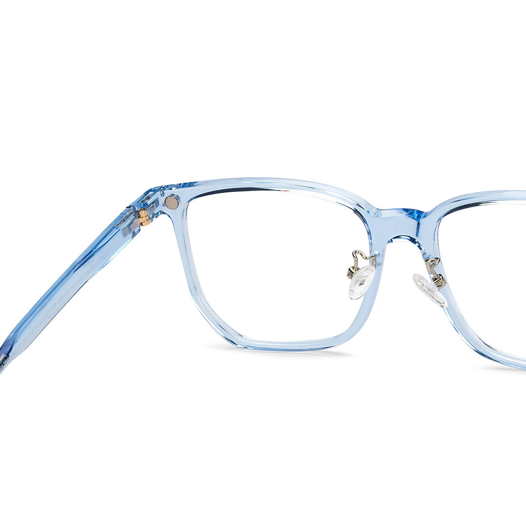 Lenskart Air Sky Blue Full Rim Square right side