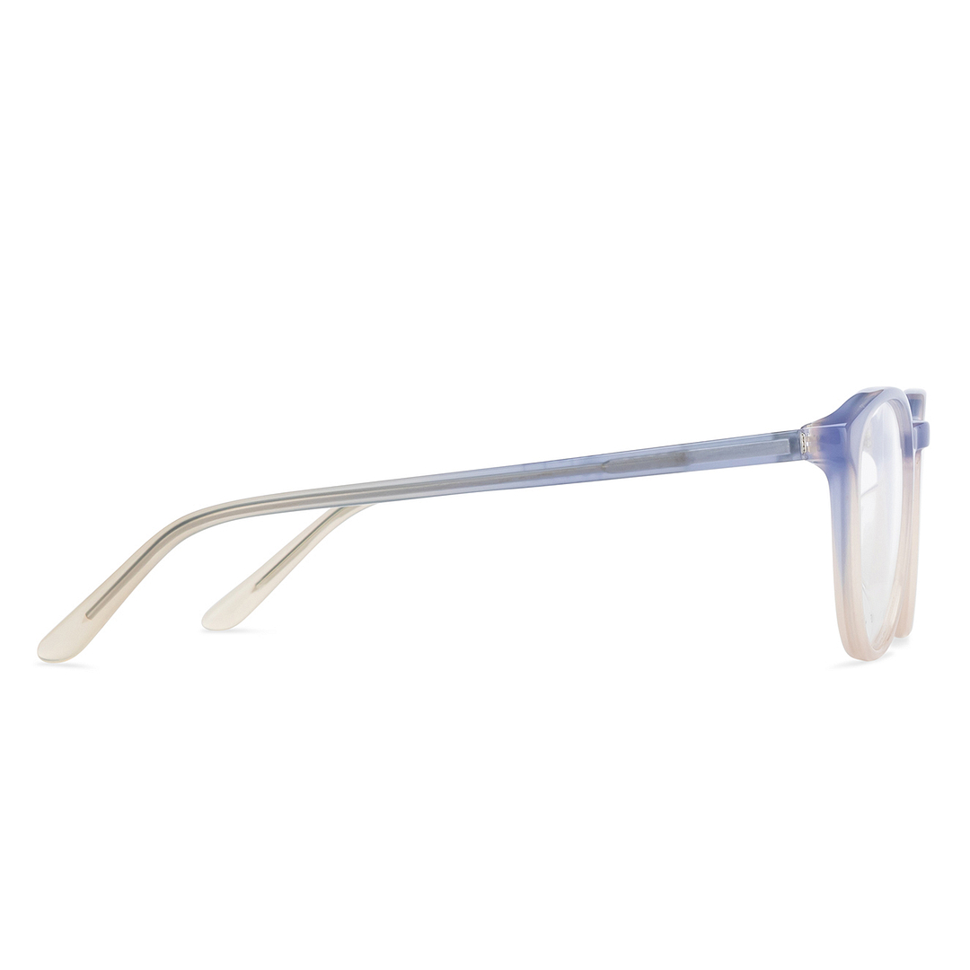 Hooper Gray Transparent Full Rim Round left side