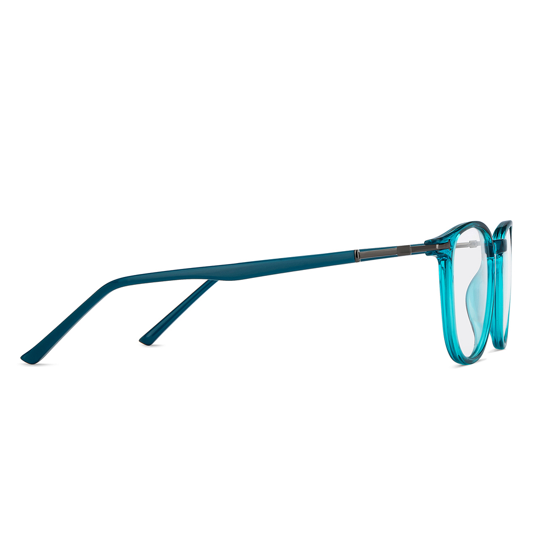 Lenskart Air Online Sky Blue Full Rim Square left side