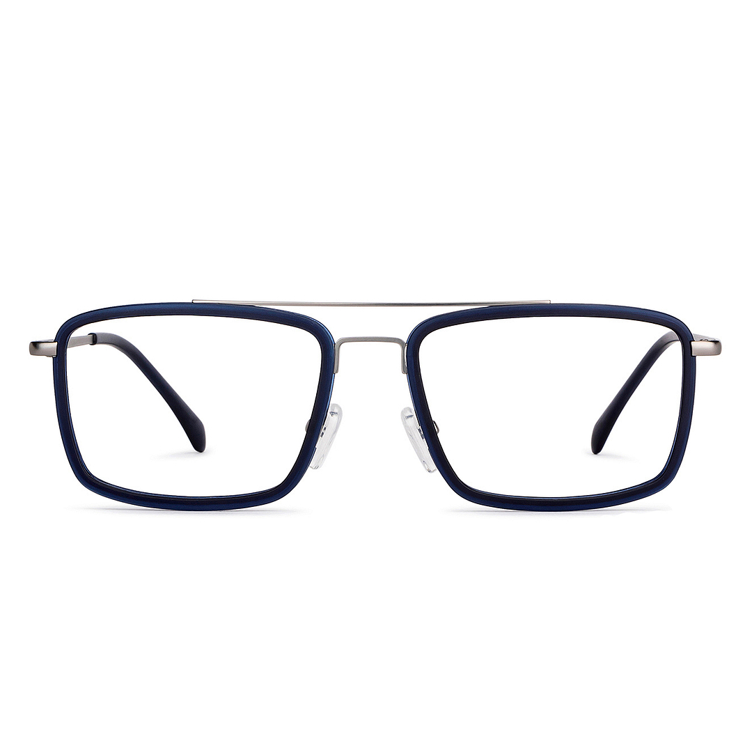 Lenskart Air Online Sky Blue Full Rim Square left side
