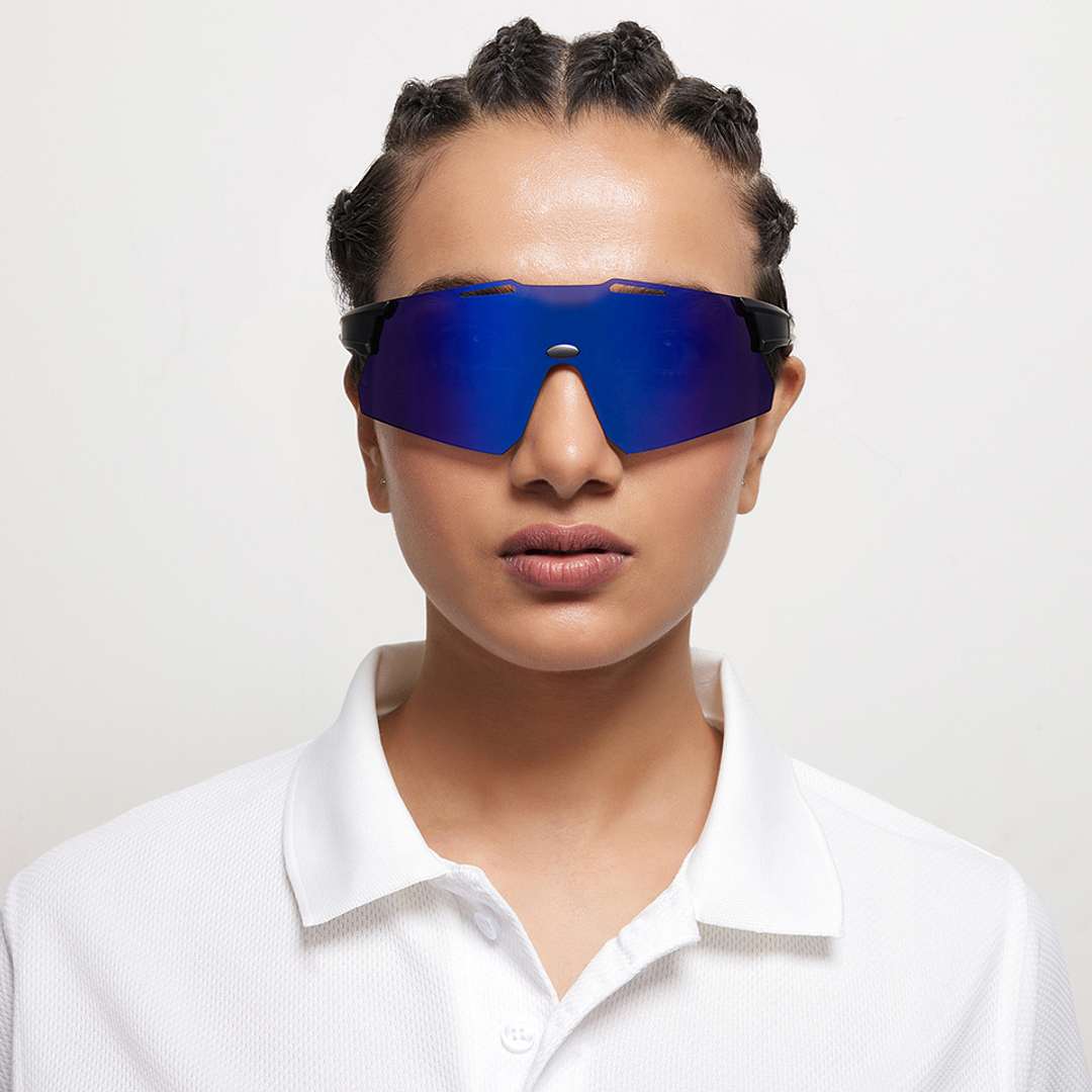 Lenskart Boost Online Black Rimless Square left side