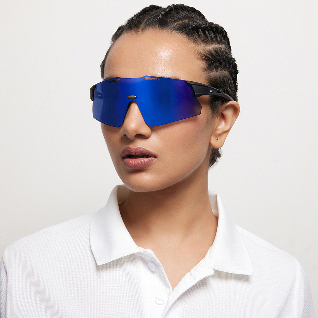 Lenskart Boost Online Black Rimless Square right side