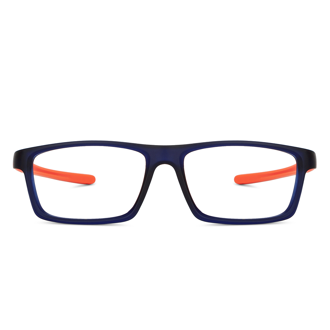 Lenskart Air Online Sky Blue Full Rim Rectangle left side