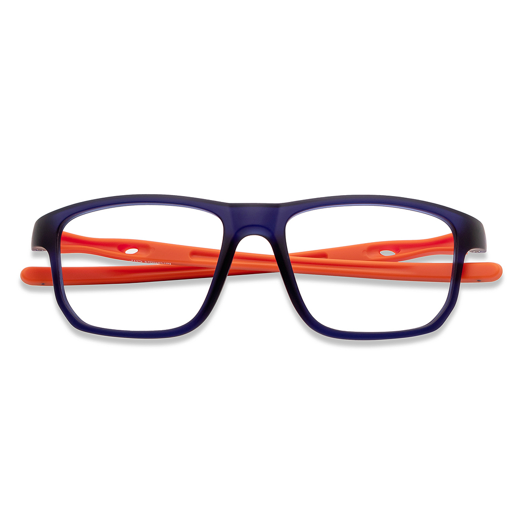 Lenskart Air Online Sky Blue Full Rim Rectangle left side