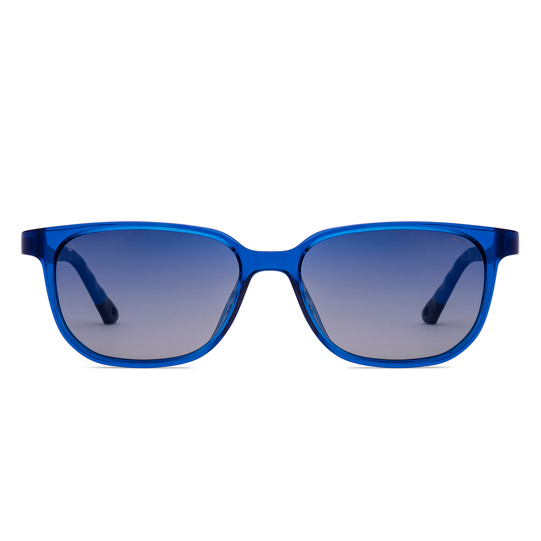 M!LK　Blu-ray Blue Gradient Full Rim Rectangle Unisex Teens Hooper IP LK