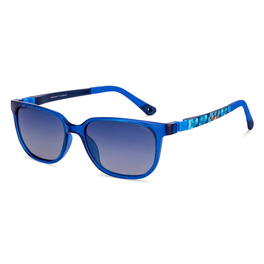 OKURA アンバー サングラス BlueBlue HRM Blue Gradient Full Rim Rectangle Unisex Teens Hooper IP LK