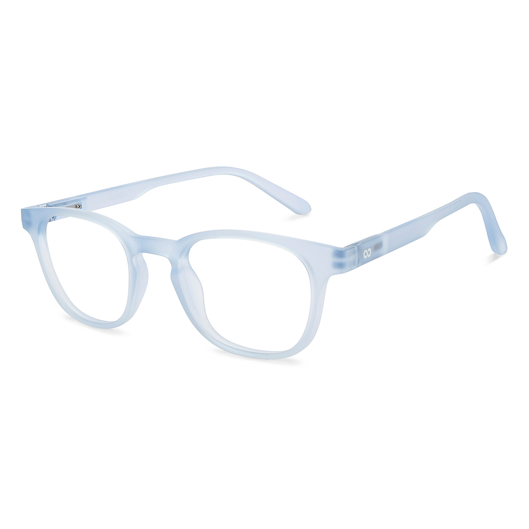 Lenskart Hustlr Blue sky Full Rim Square left side
