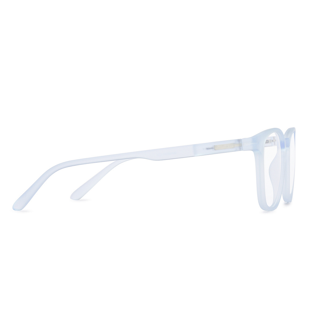 Lenskart Hustlr Blue sky Full Rim Square left side