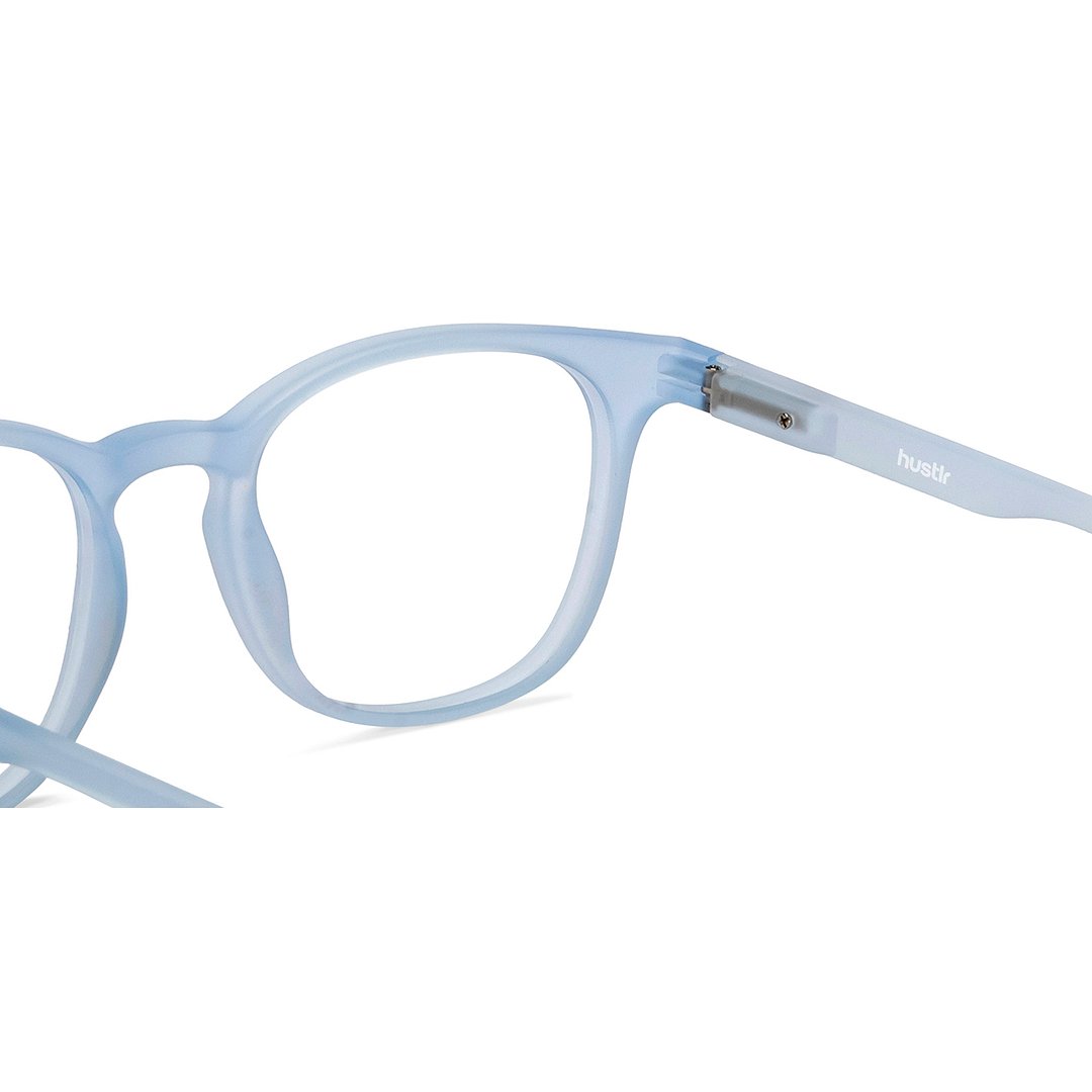Lenskart Hustlr Blue sky Full Rim Square right side