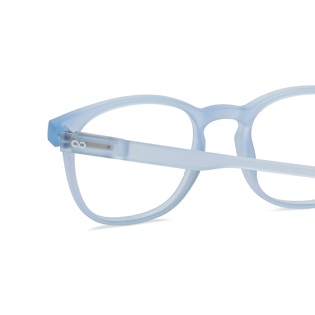 Lenskart Hustlr Blue sky Full Rim Square left side