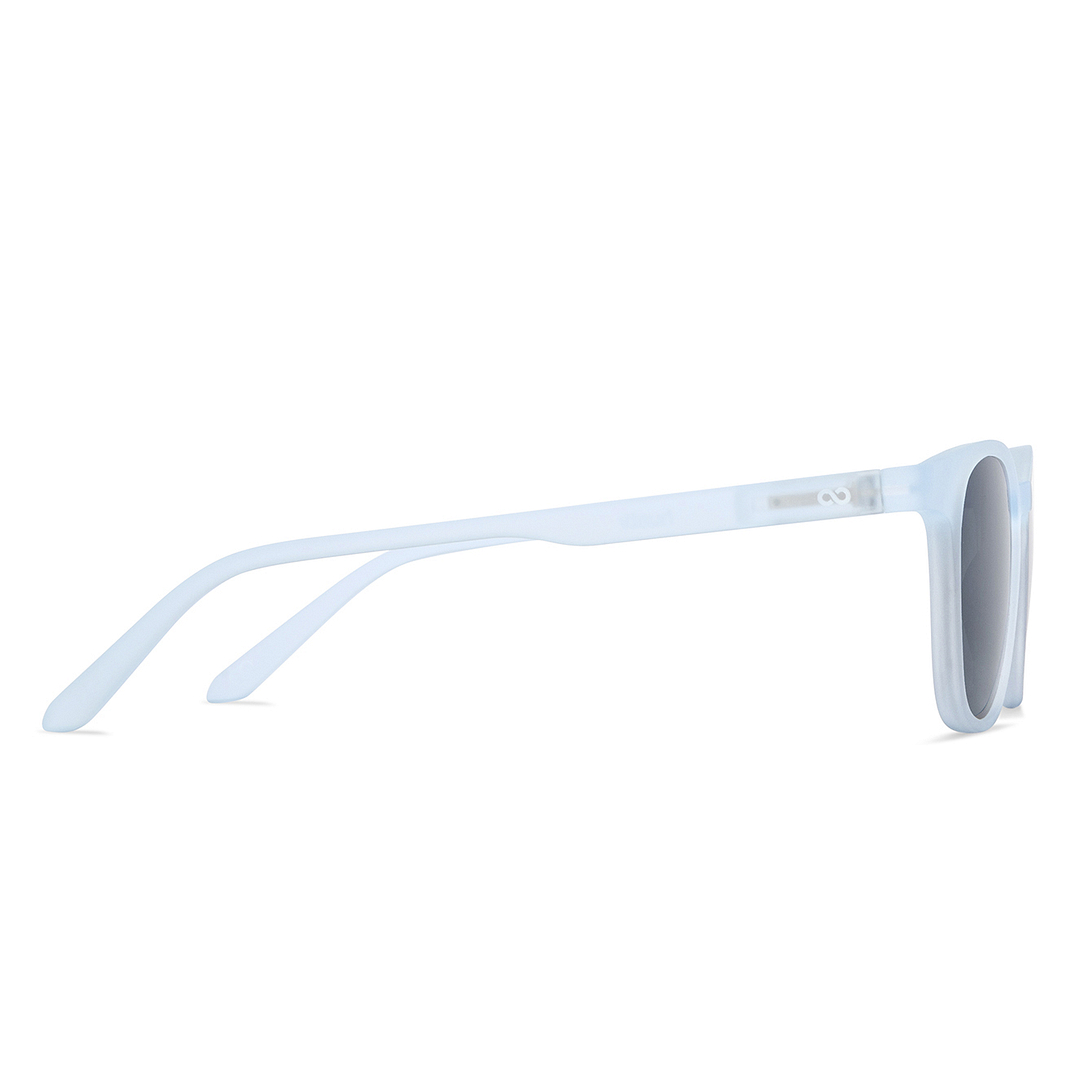 Lenskart Hustlr Online Blue sky Full Rim Square left side