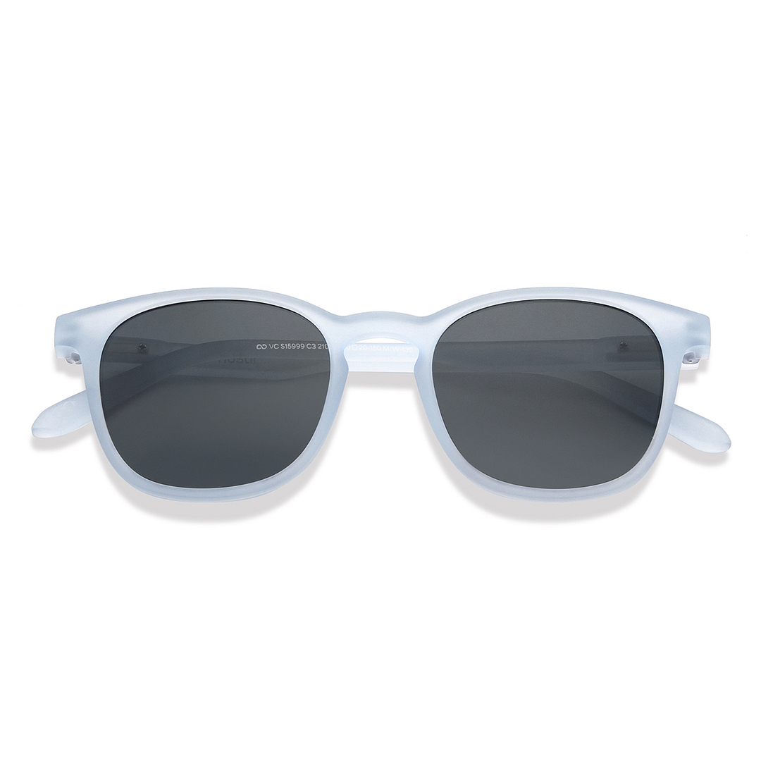 Lenskart Hustlr Online Blue sky Full Rim Square left side