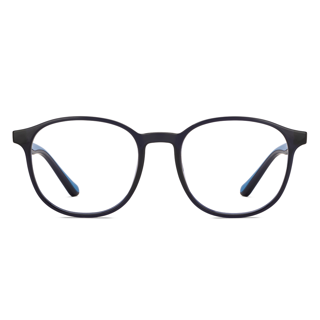 Lenskart Air Online Blue Transparent Full Rim Round right side