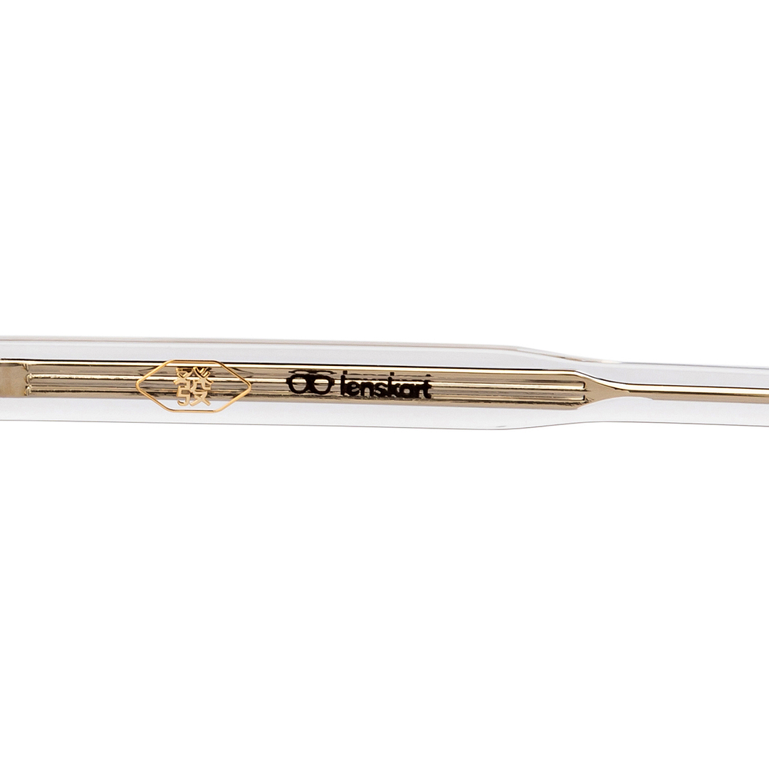 Lenskart Sky Blue Full Rim Geometric right side