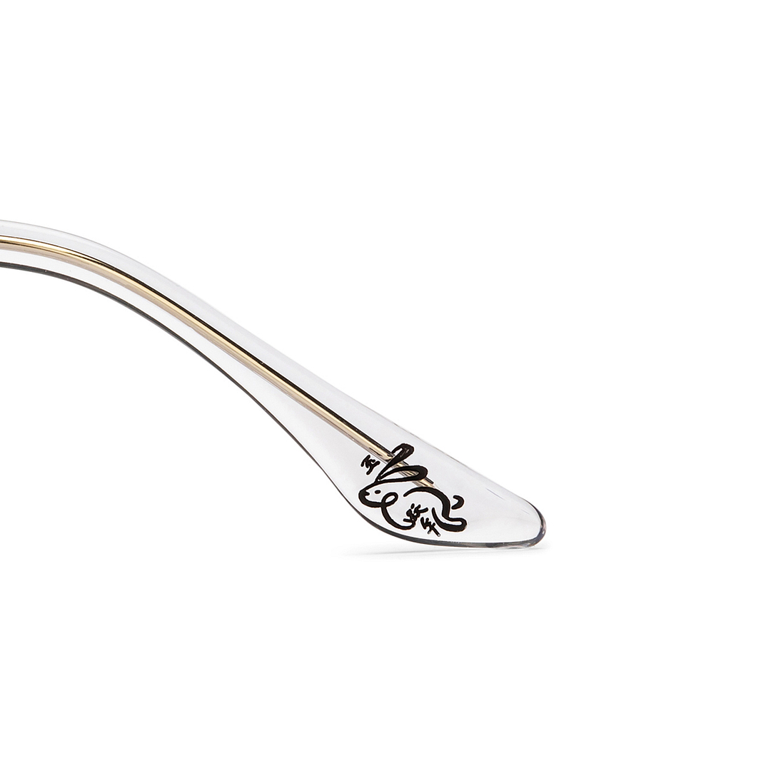 Lenskart Sky Blue Full Rim Geometric right side