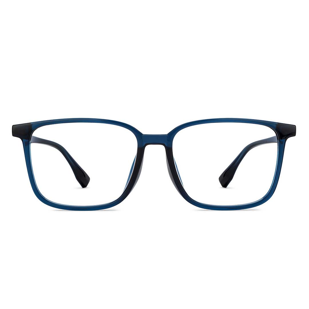 Lenskart Air Blue Transparent Full Rim Square right side