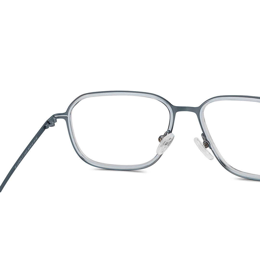 Lenskart Air Online Blue Transparent Full Rim Square right side