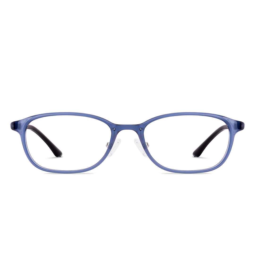 Lenskart Air Blue Transparent Full Rim Rectangle right side