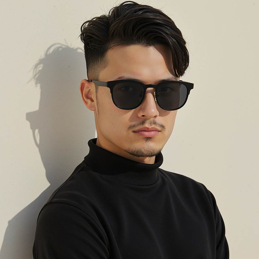 Lenskart Air Black Full Rim Square right side