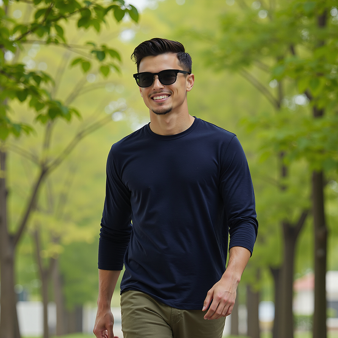 Lenskart Air Black Full Rim Square left side