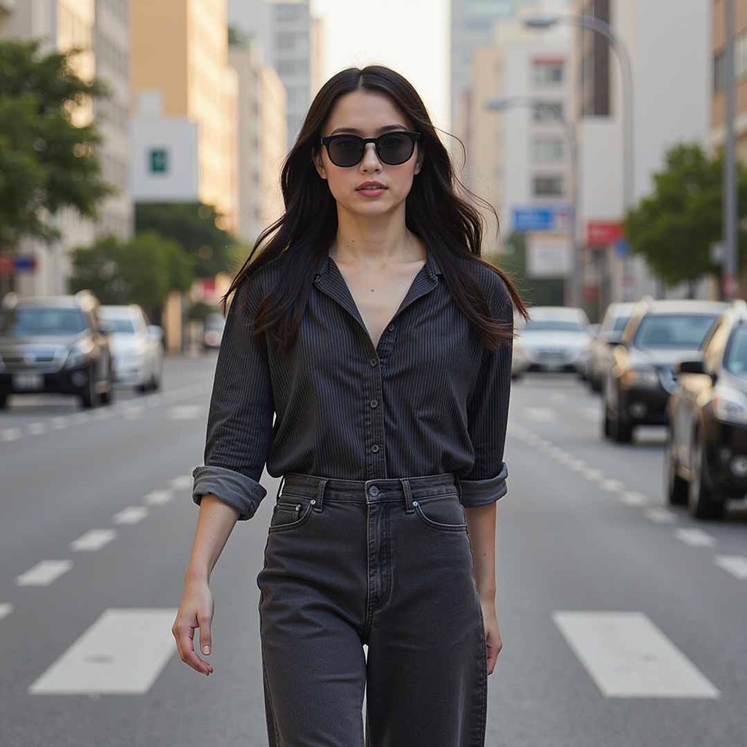 Lenskart Air Black Full Rim Square right side