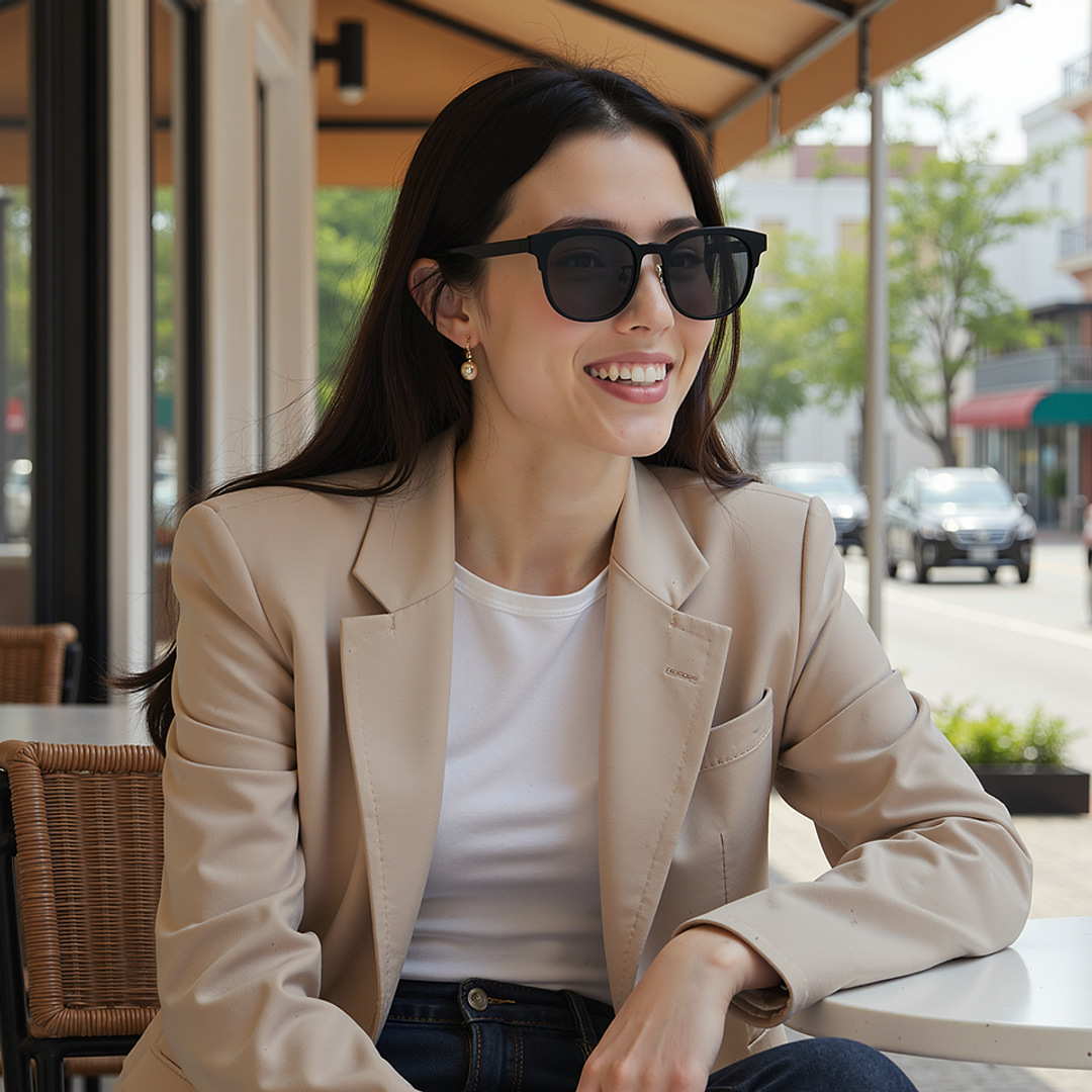 Lenskart Air Black Full Rim Square left side