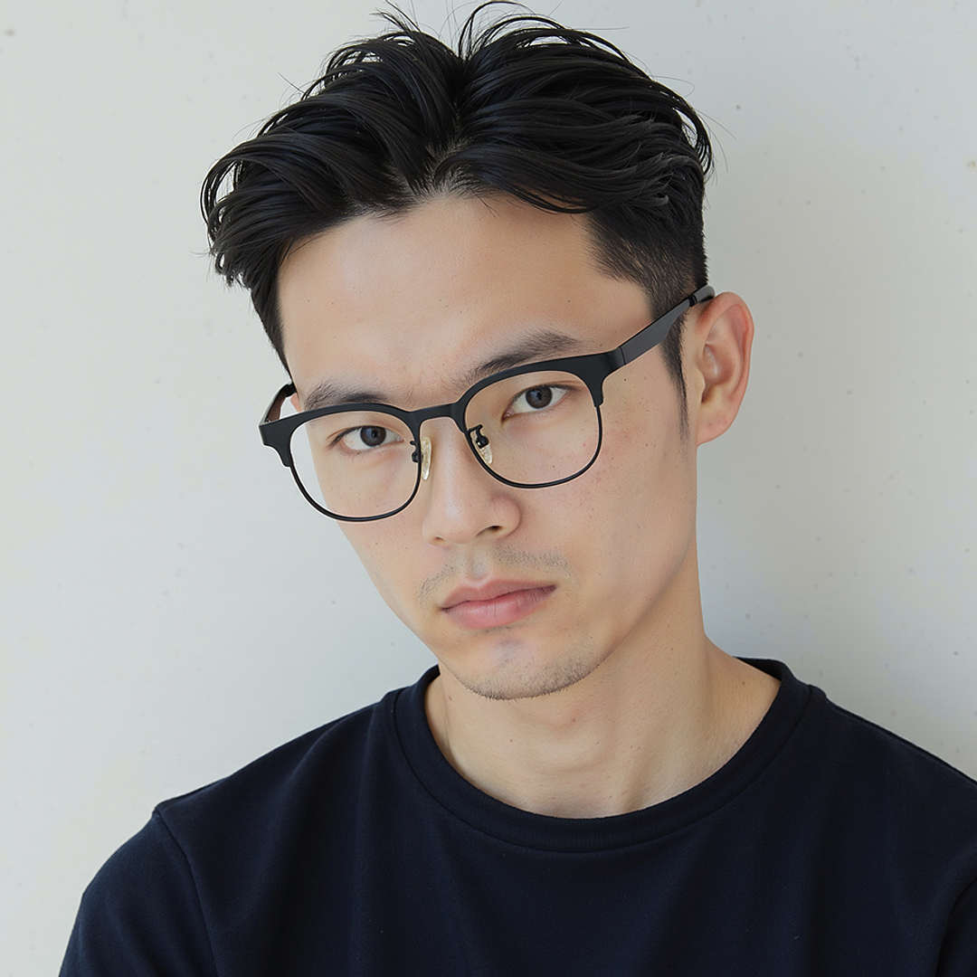 Lenskart Air Black Full Rim Square right side