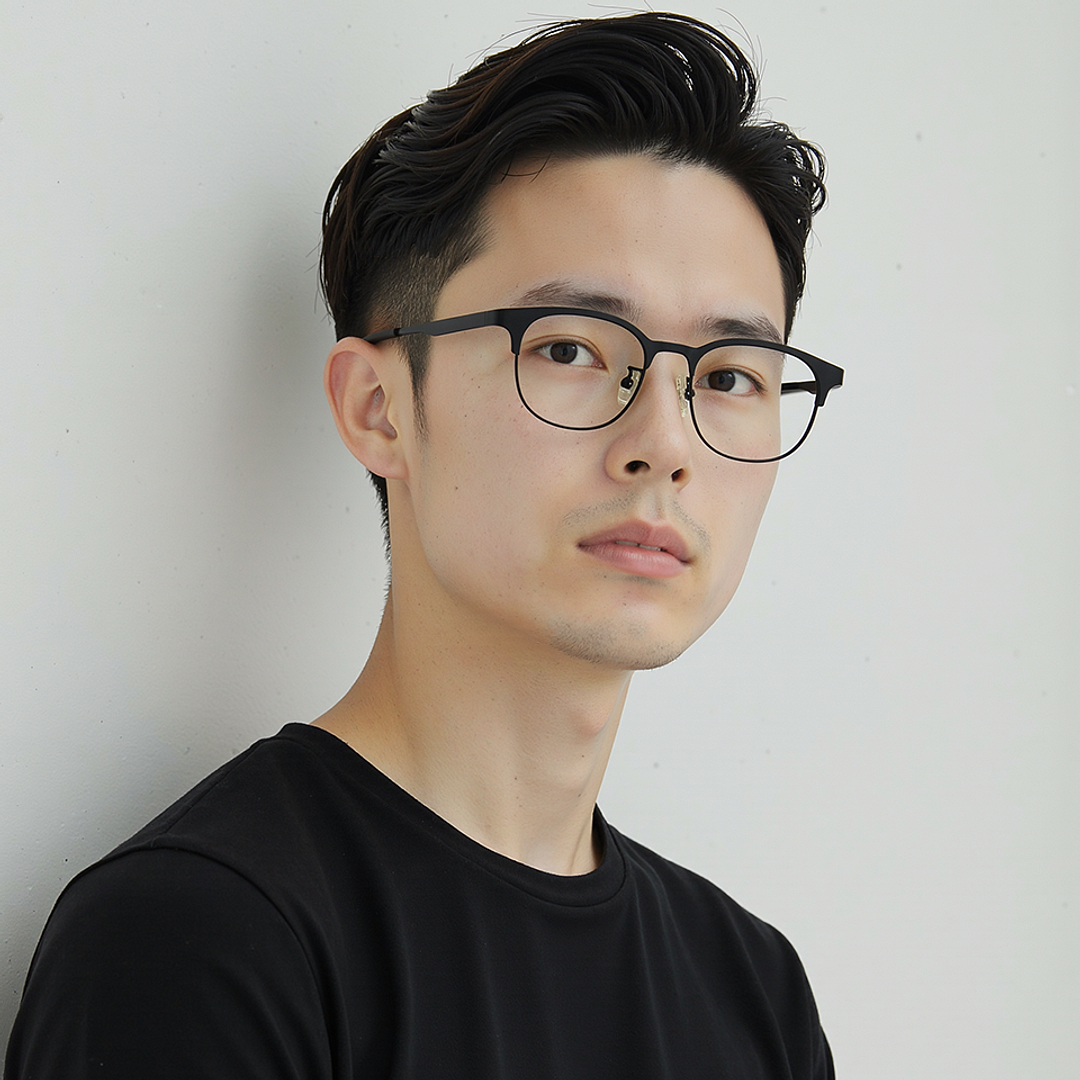 Lenskart Air Black Full Rim Square left side