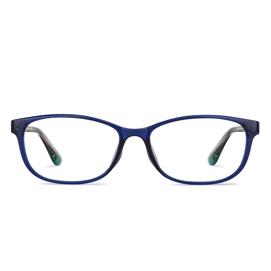 Lenskart Air Online Blue Transparent Full Rim Rectangle right side