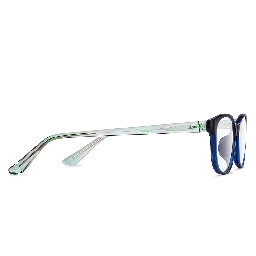 Lenskart Air Online Blue Transparent Full Rim Rectangle right side