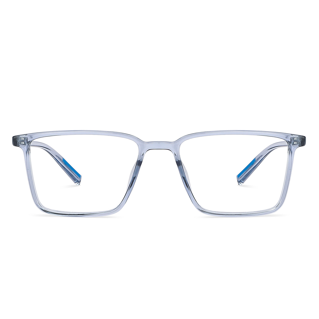 Lenskart Air Blue Transparent Full Rim Rectangle right side