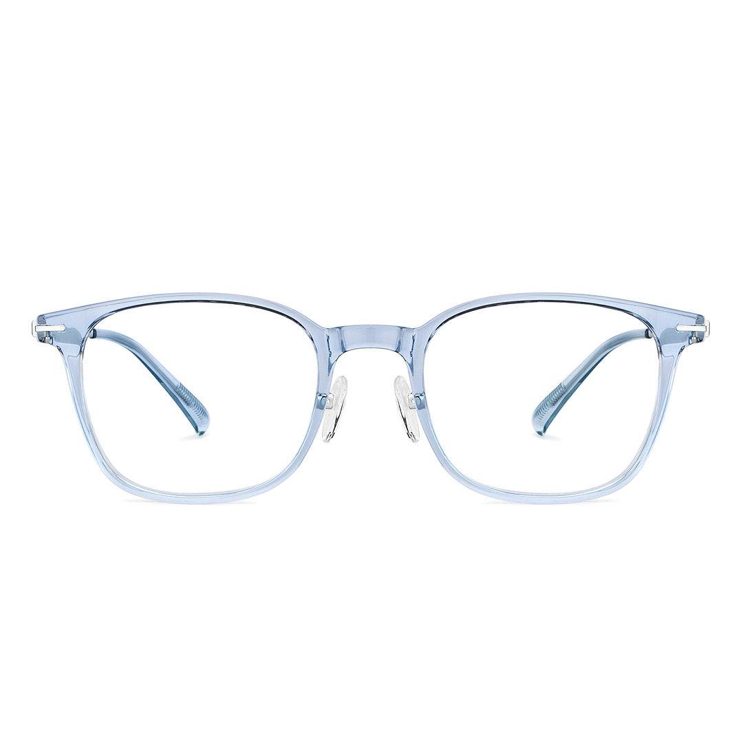 Lenskart Air Online Blue Transparent Full Rim Round right side