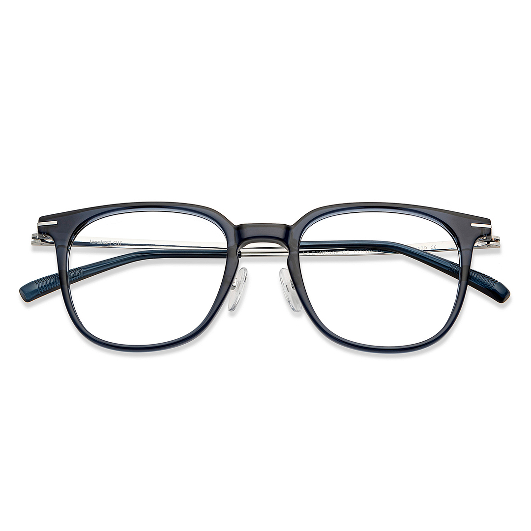 Lenskart Air Online Blue Transparent Full Rim Round left side