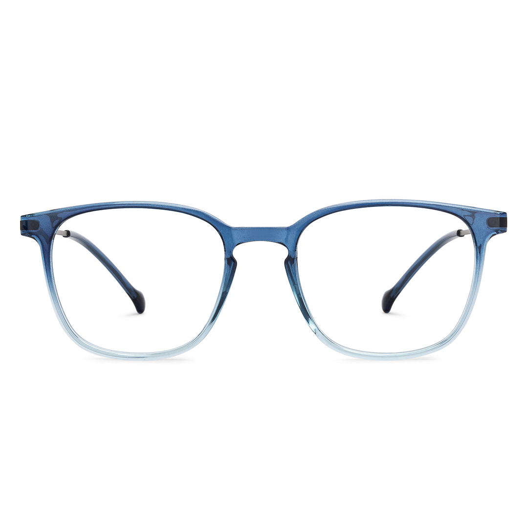 Lenskart Air Blue Transparent Full Rim Square left side
