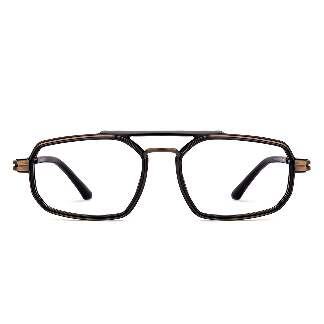 Lenskart STUDIO Black Full Rim Geometric right side
