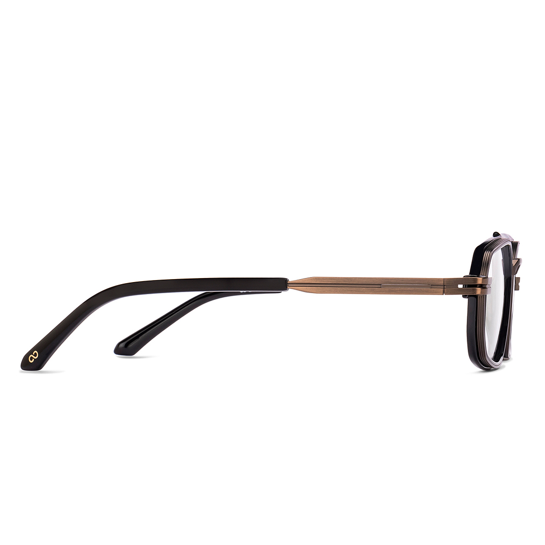 Lenskart STUDIO Black Full Rim Geometric right side