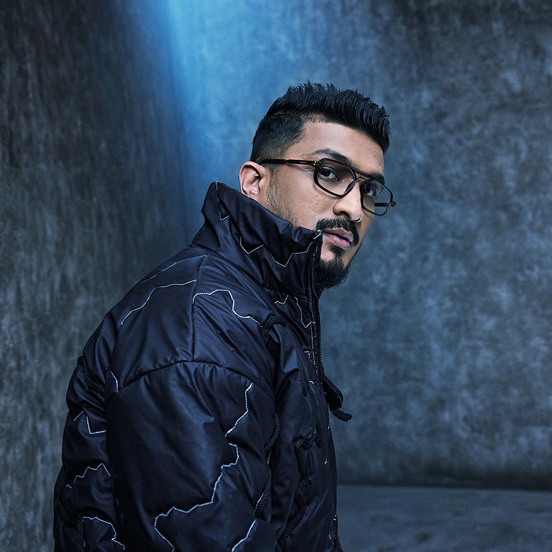 Lenskart STUDIO Black Full Rim Geometric left side