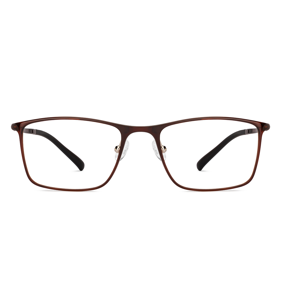 Lenskart Air Online Light Brown Full Rim Rectangle right side